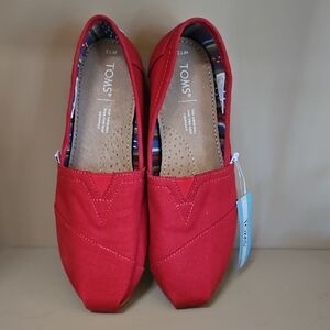 Toms Women's Classic Red Loafers